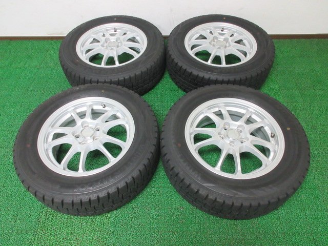 格安，限定SALE R624 195/65R15 超溝高 8.5分山 スタッドレス WINTERMAXX WM02 18年製 ホイールセット 4本 激安 プリウス インプレッサ 等に(スタッドレスタイヤ)｜売買されたオークション情報、yahooの商品情報をアー 5穴