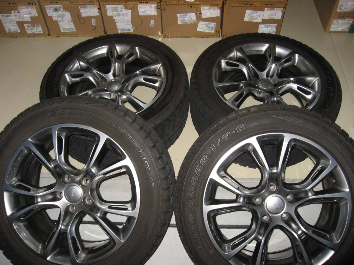 JEEP グランドチェロキー SRT8 純正アルミホイール＋スタッドレス 4本セット 295/45R20 20インチ 5穴 20×10J +50 PCD127 WK64