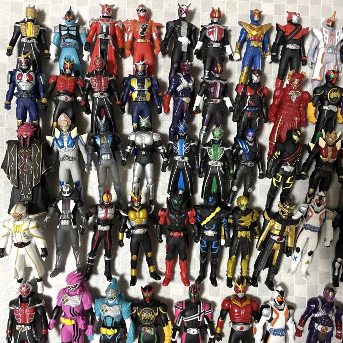 仮面ライダー ソフビ 100体以上】ソフトビニール 大量セット 