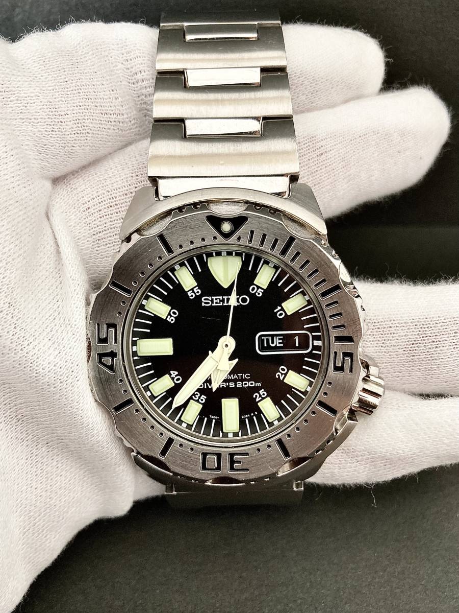 SEIKO セイコー 廃盤 ブラックモンスター 初代 ファースト 海外限定
