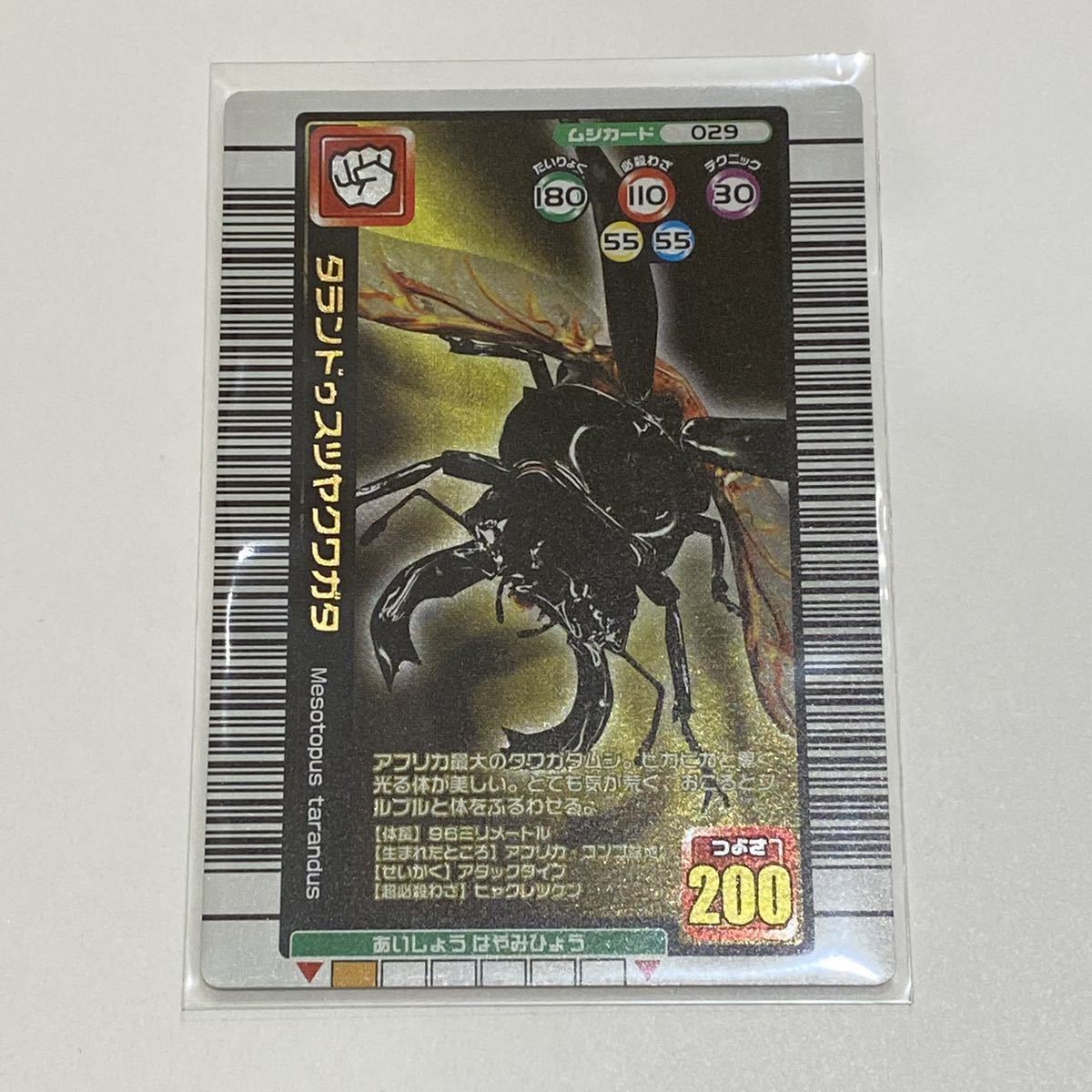 1円 甲虫王者 ムシキング カード トレカ タランドゥスツヤクワガタ 金