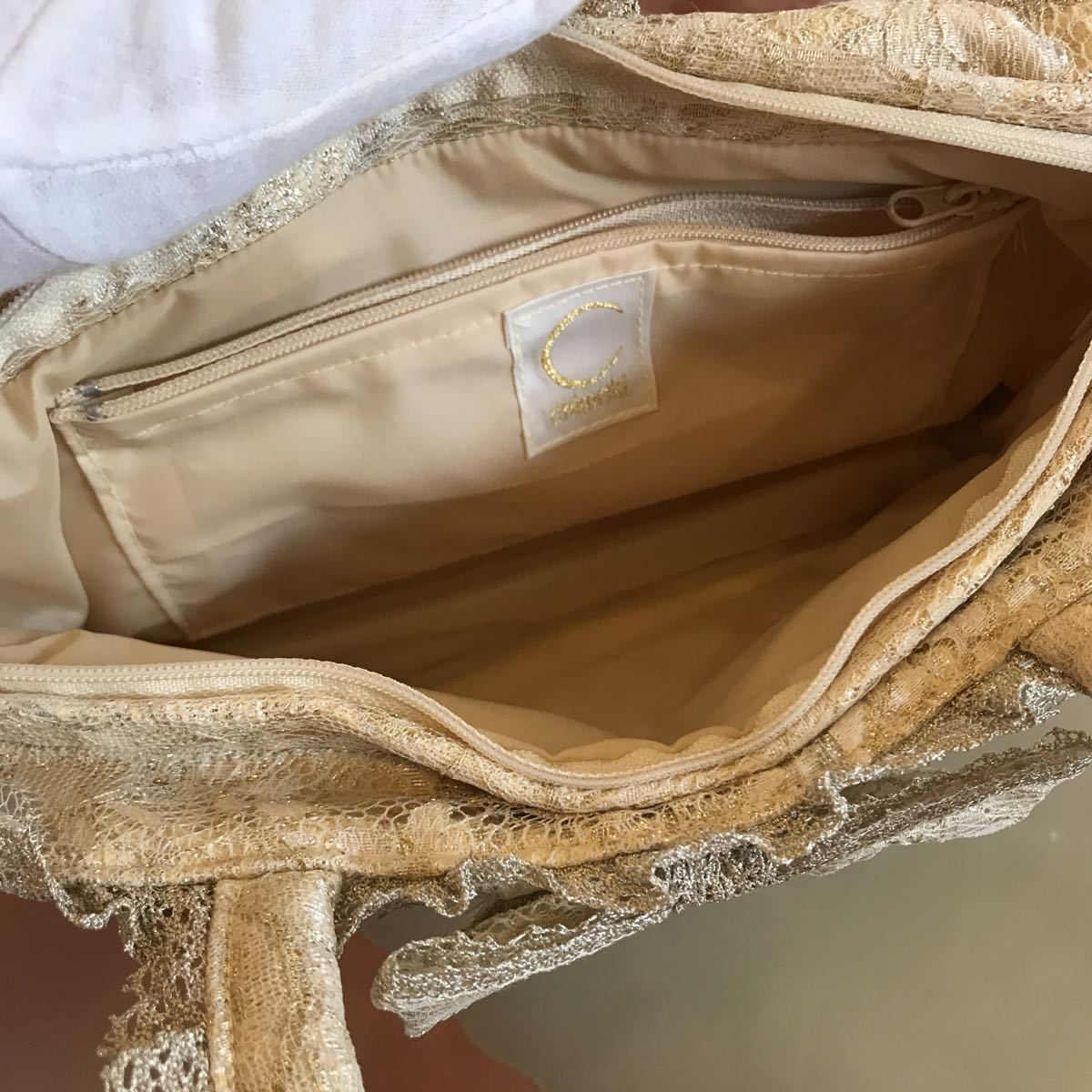 chimaki ちまき チマキ ビンテージレースバッグ ショルダーひも付き