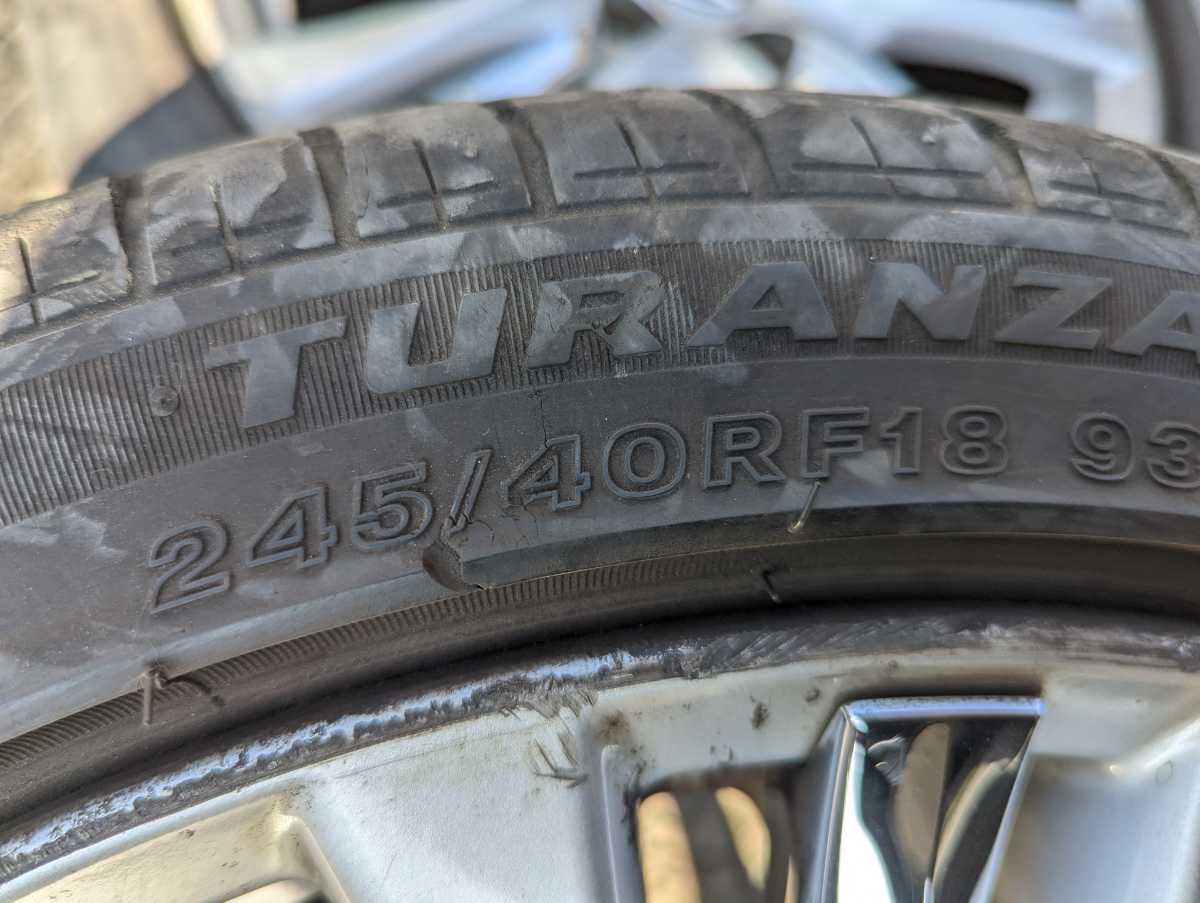 LEXUS レクサス GS450h 純正 タイヤ付きホイール 18×8J+45 245/40R18