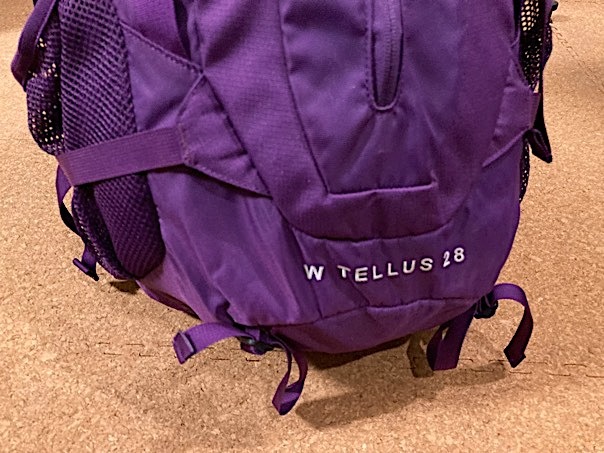 美品☆ノースフェイス バックパック W TELLUS テルス 28 紫