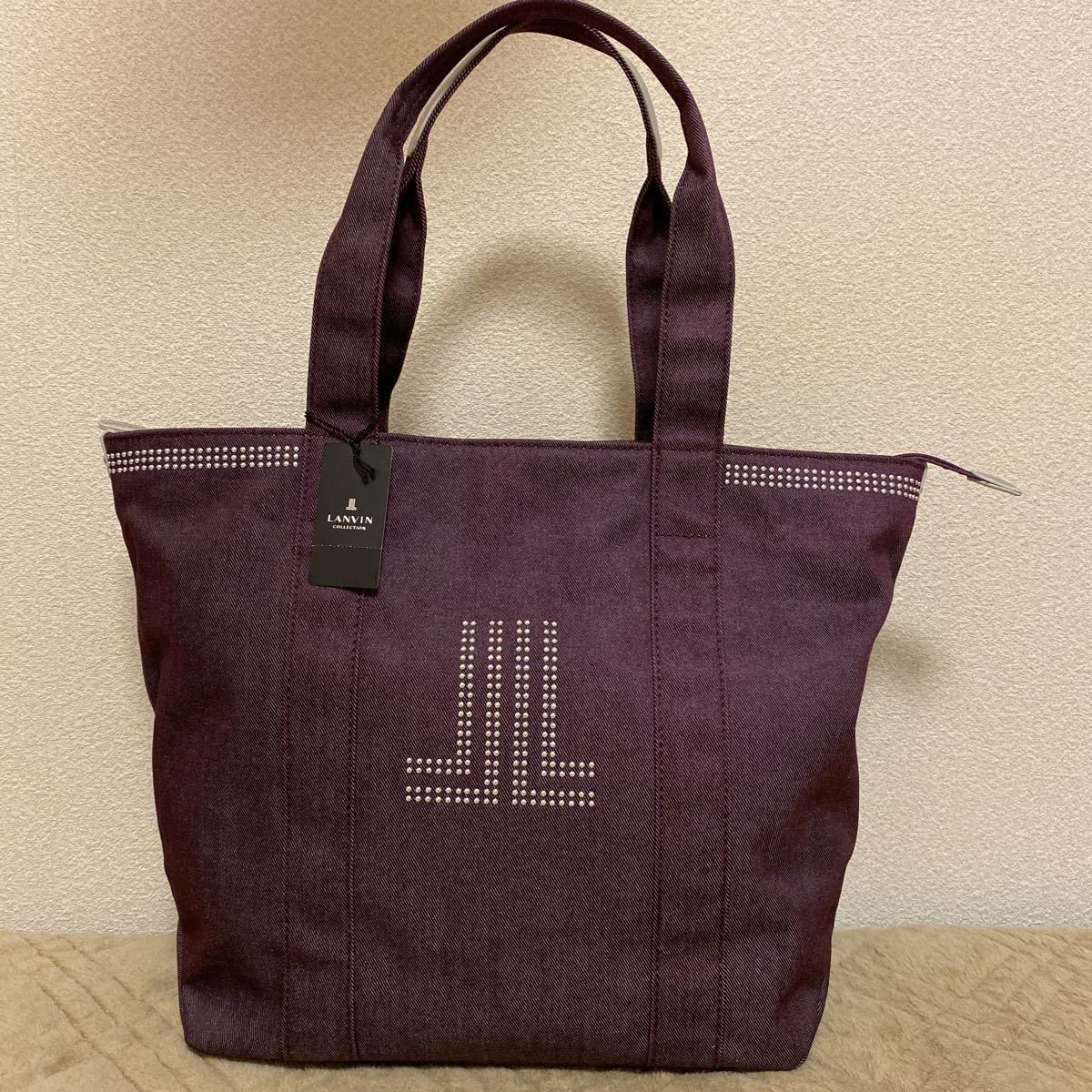お買い得，100%新品 LANVIN COLLECTION ランバンコレクショントートバッグA4収納可(女性用)｜売買されたオークション情報、yahooの商品情報をアーカイブ公開 - オークファン 女性用