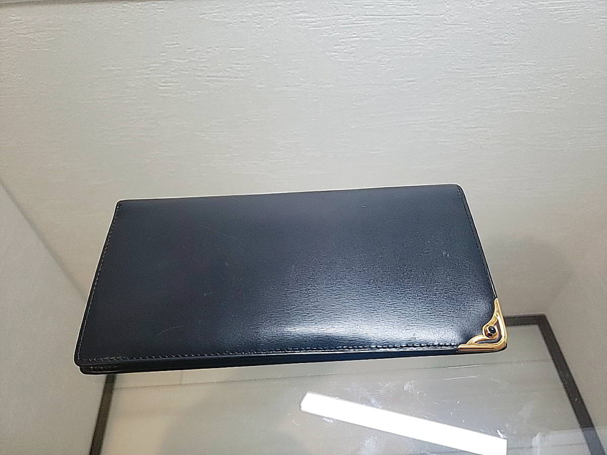 Cartier カルティエ サファイアライン　二つ折り財布　長財布　美品