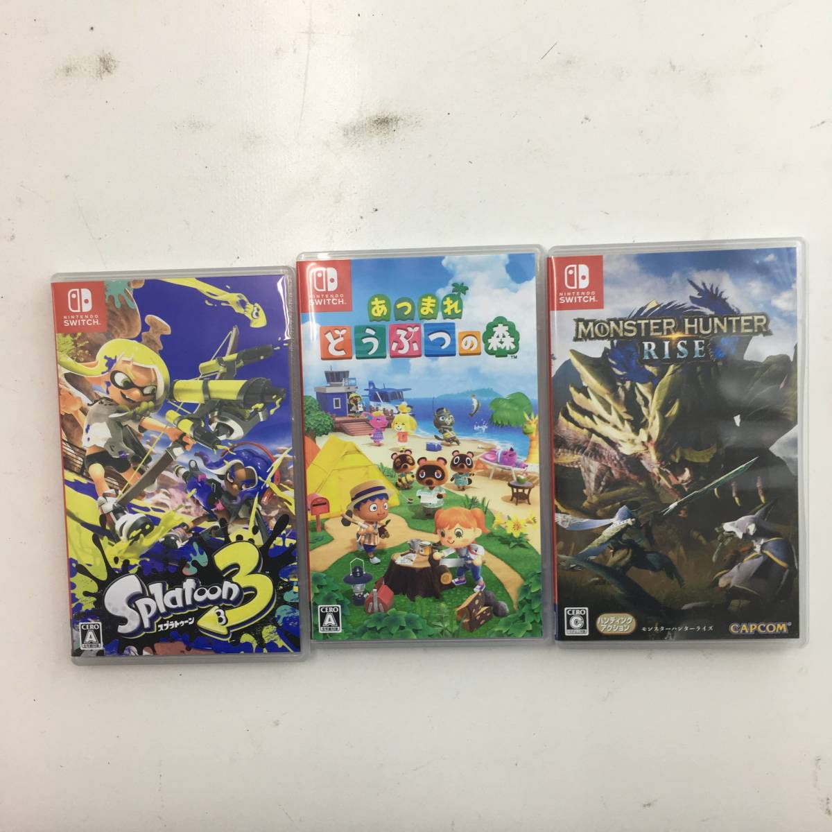 1円～】Nintendo Switch ソフト3本セット まとめ売り（どうぶつの森