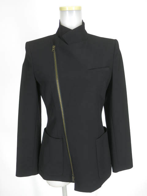 Jean Paul GAULTIER FEMME ジップデザインテーラードダブルジャケット