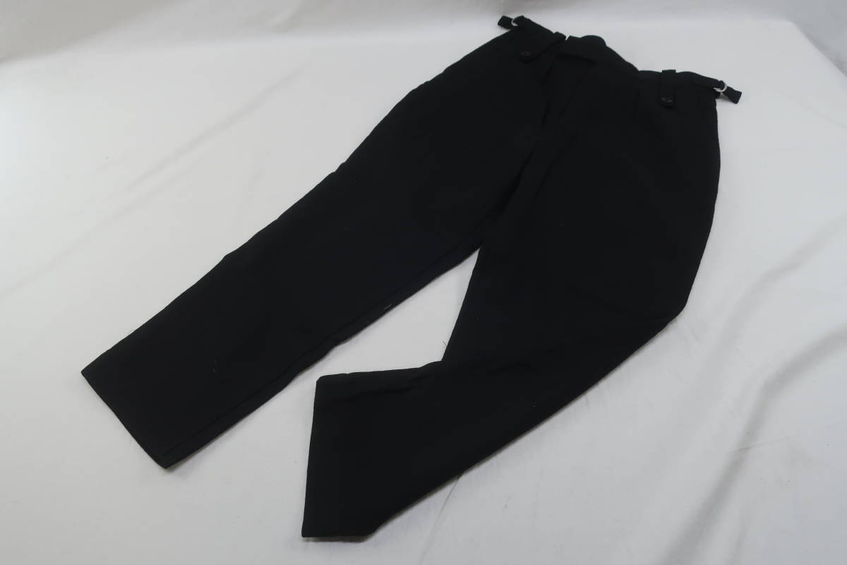 【送800円】　7035　MHL.　マーガレットハウエル　ボトム　ロングパンツ　ウールパンツ　黒　Ⅱ　アングローバル