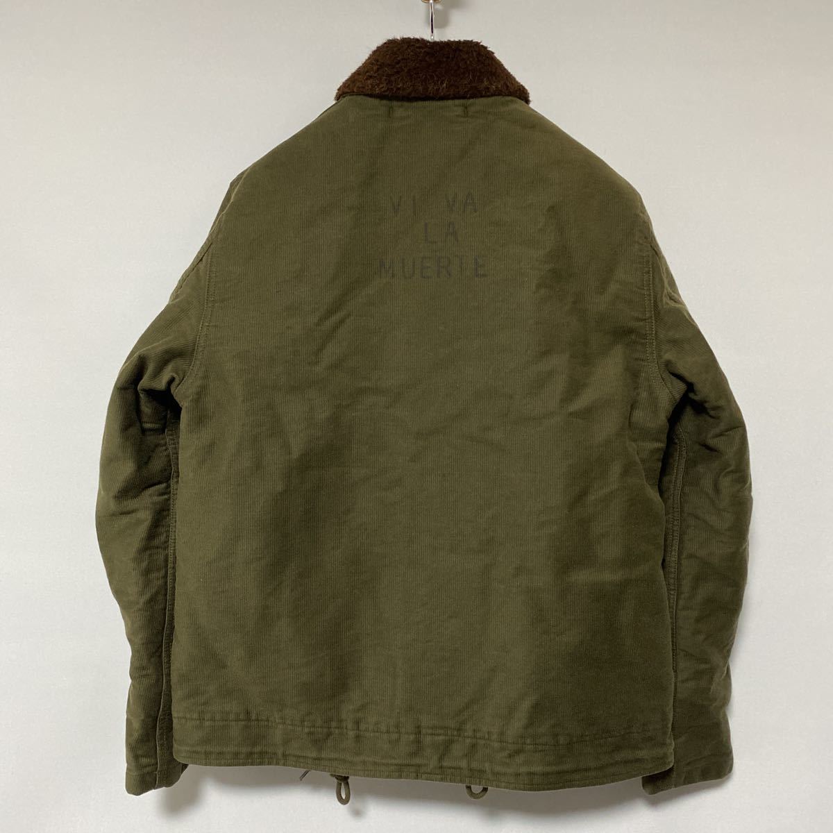 COOTIE ステンシル N-1 デッキジャケット アルパカウールライナー M