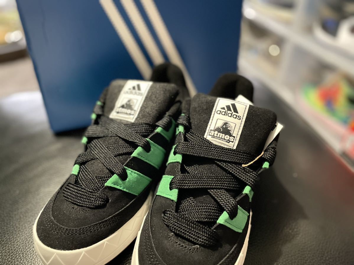新品未使用】XLARGE × atmos × adidas Adimatic Black/Green 新品未使用】XLARGE × atmos × adidas Adimatic Black/Green