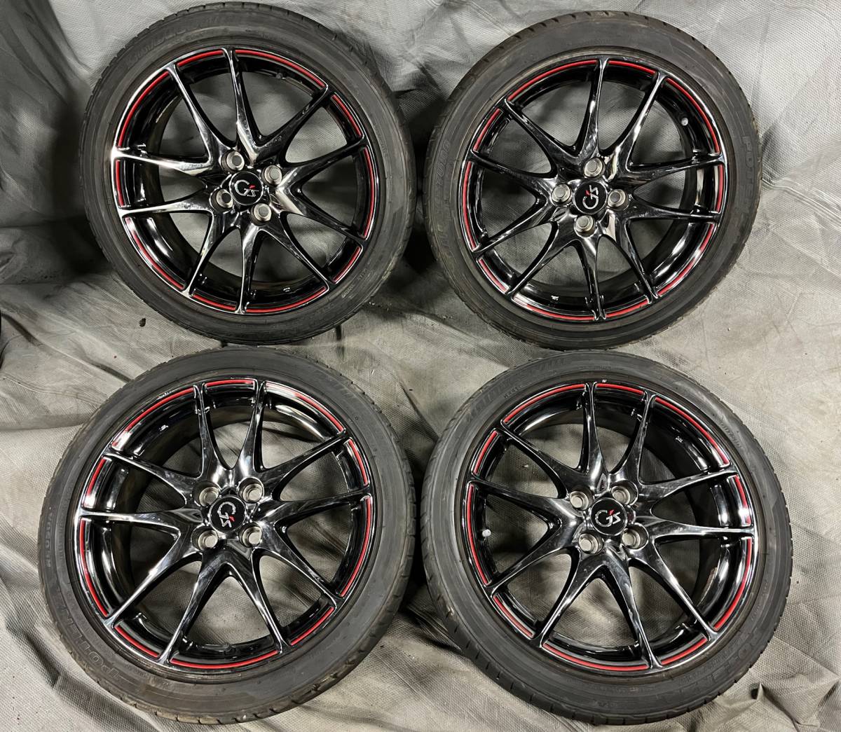 中古 ホイール トヨタ 純正 4本セット 17インチ 7.0J×17 50（新車外し 