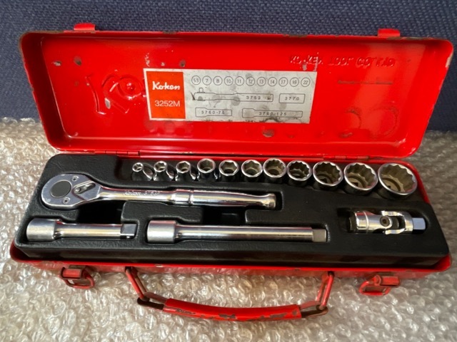 お得，豊富な コーケン Ko-ken ラチェット ソケット セット 9.5sp 工具セット(ソケットレンチ)｜売買されたオークション情報、yahooの商品情報をアーカイブ公開 - オークファン ソケットレンチ