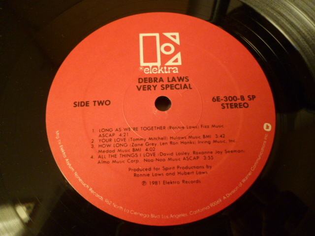Special Very - Laws Debra LAWS DEBRA | ⁄ – SPECIAL VERY RECORDS