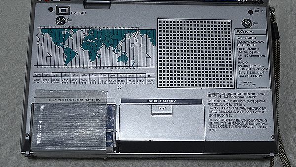 SONYICF-7600D153KHz～29995KHz&frasl;76-108MHz PLLシンセサイザー