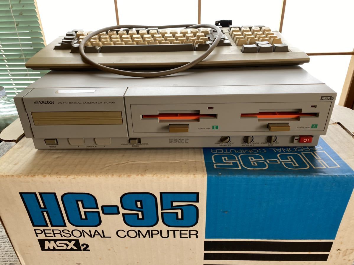 Victor HC-95 MSX2 ビクター 本体 + キーボード - ビクター(MSX)｜売買