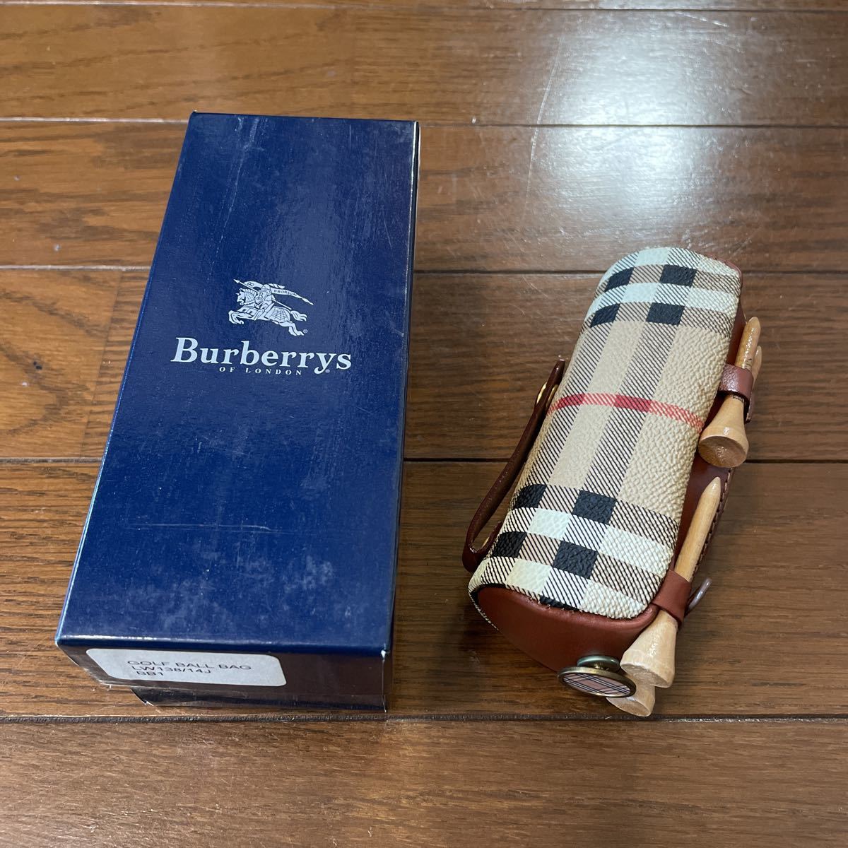 お値下げ‼︎ BURBERRYSバーバリーズ ゴルフ クラブケース ノバチェック バーバリーゴルフ☆ノバチェック柄ボールケース