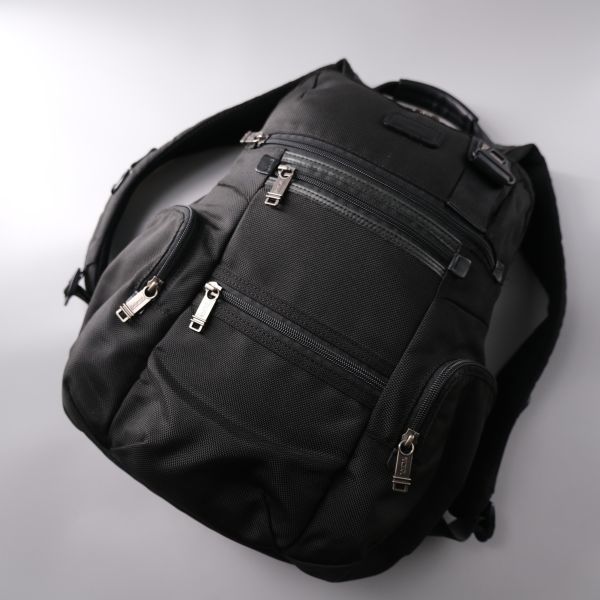 TUMI ALPHA BRAVO 22681 トゥミ リュック ブラック TUMI トゥミ 22681 バリスティックナイロン レザー バックパック 黒 1