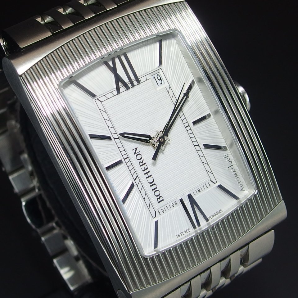 世界限定150本 023/150 】Boucheron ブシュロン リフレXL 自動巻き 裏