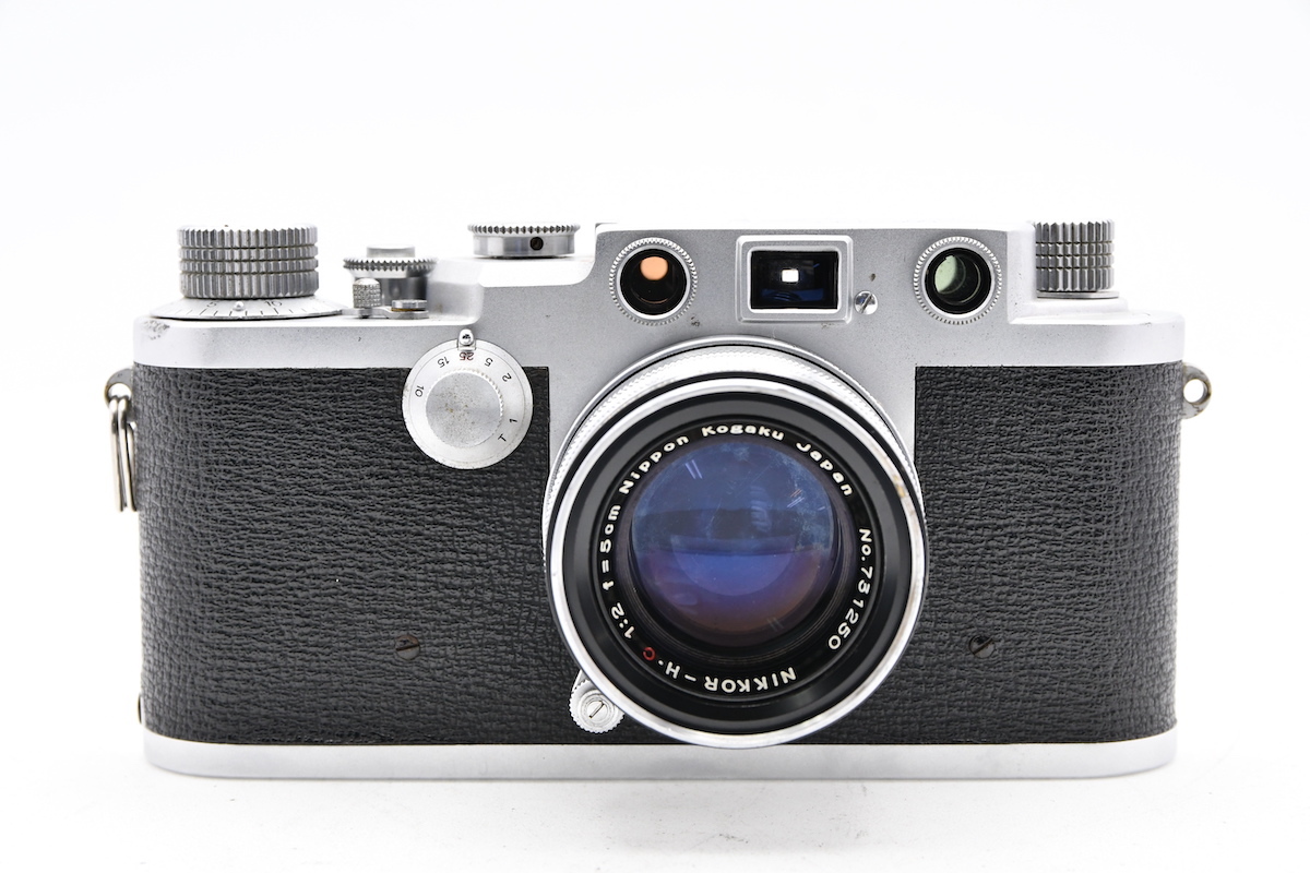 Nicca 3-F NIKKOR-H.C 5cm F2 フィルムカメラ ケース付 格安，低価】 Nicca 3-F + NIKKOR-H・C 5cm F2 ニッカ ニコン レンジ