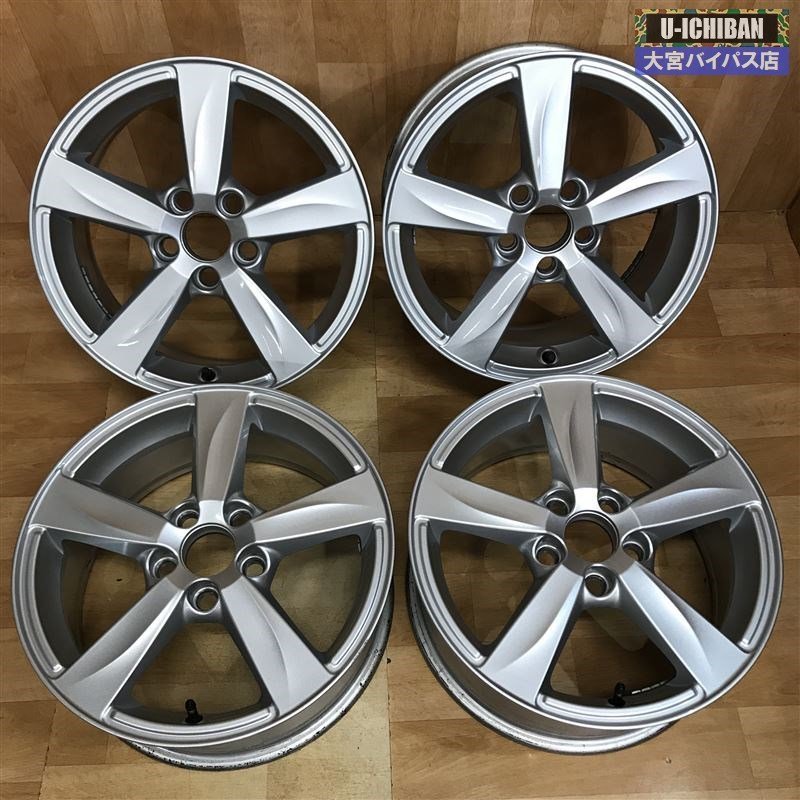  良品 ボルボ V40クロスカントリー 純正アルミホイール 7-16+50 5H108 シルバー 冬用アルミに最適 4本セット 004(純正品)｜売買されたオークション情報、yahooの商品情報をアーカイブ公開 - オーク 5穴