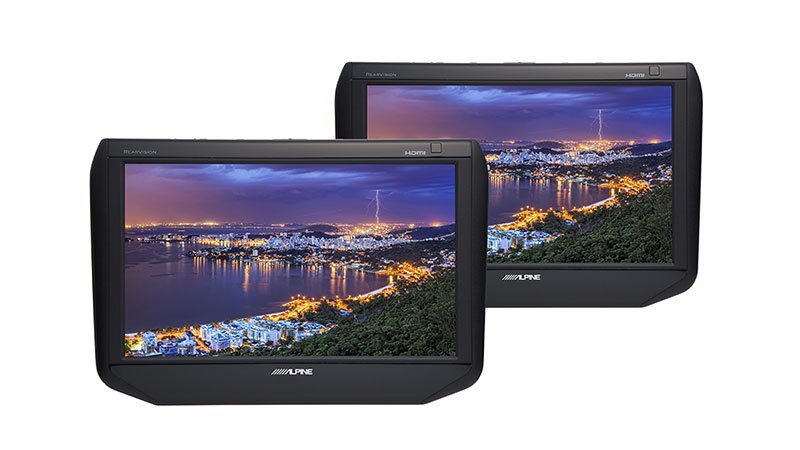 E-11011 ALPINE 9型WSVGA リアビジョン SSA9T 2台パック アルパイン 