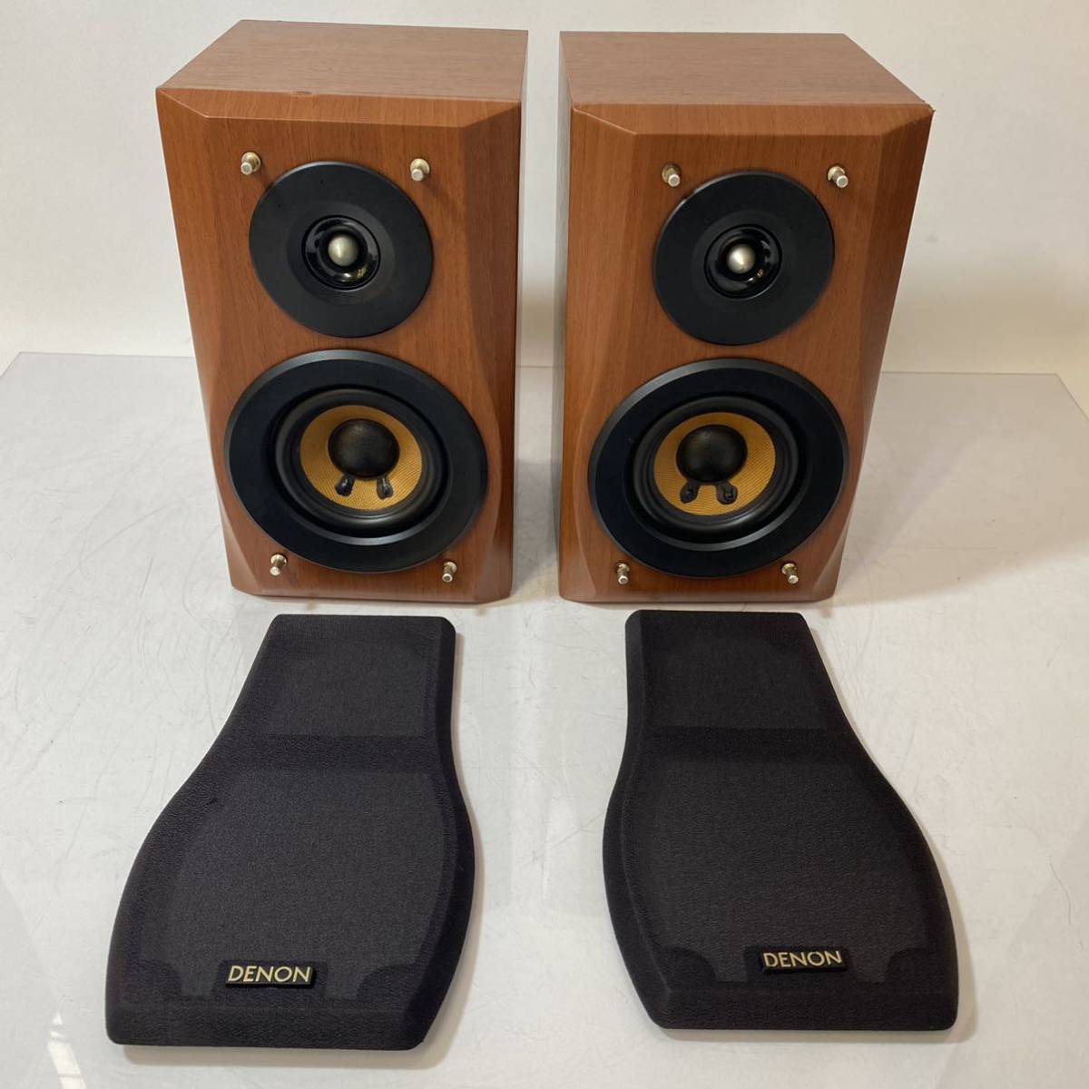 美品　DENON デノン SC-A33 ブックシェルフスピーカー　ペアスピーカー DENON SC-A33 デノン ⁄ SC ブックシェルフ 【送料無料即決】 DENON