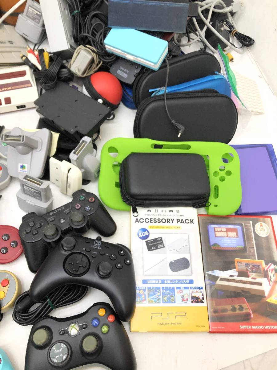 ゲーム機 本体 ソフト コントローラー ケーブル 大量まとめ売り 1円