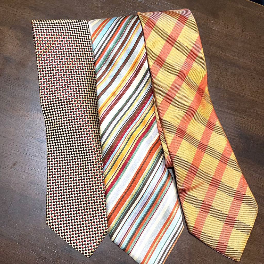 Paul Smithネクタイ 3本まとめ売り ネクタイ 3本セット Paul ☆Paul Smith⁄