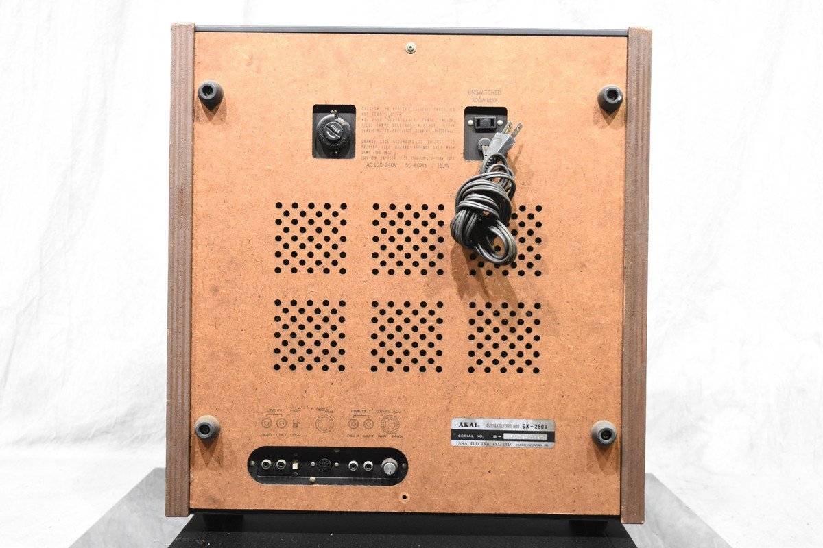 AKAI GX-260D アカイ オープンリールデッキ【ジャンク品】 AKAI GX-260D アカイ 現状品 STEREO ジャンク