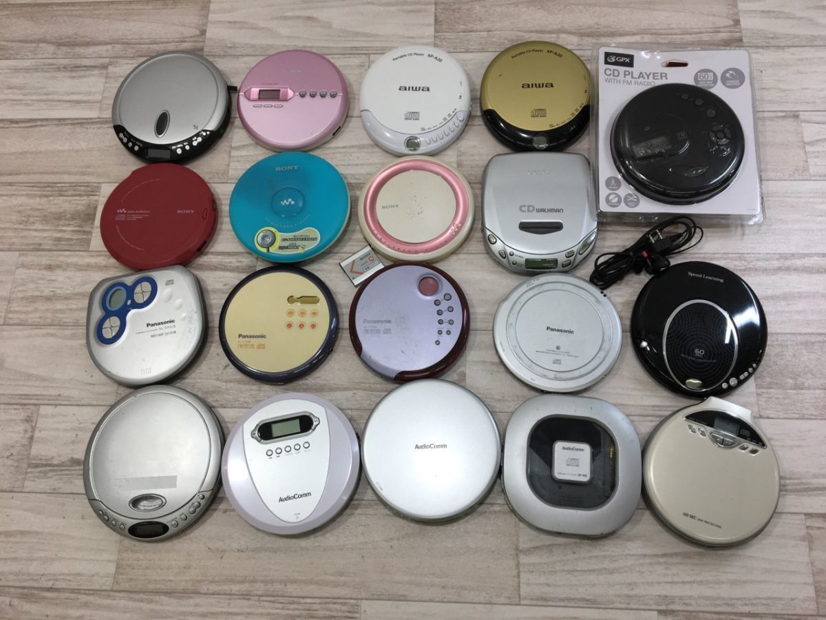 ジャンク品 CDプレーヤー（SONY・KENWOOD・Panasonic 等） まとめて