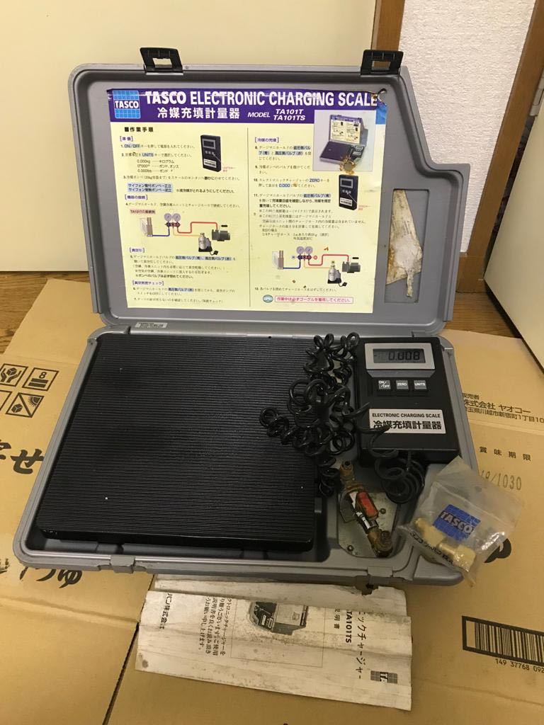 工具、DIY用品 TMO Σ 67F62 TASCO 冷媒充填計量器 TA101FA/TA101FB