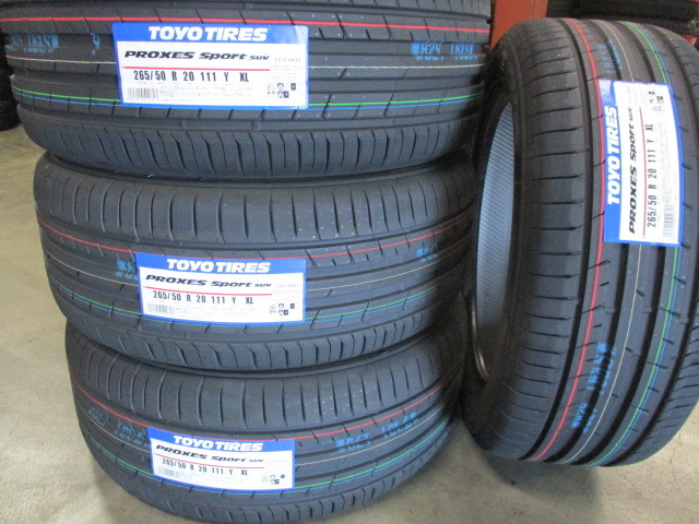 ☆【2022年製】TOYO【265/50R20】トーヨー プロクセススポーツ