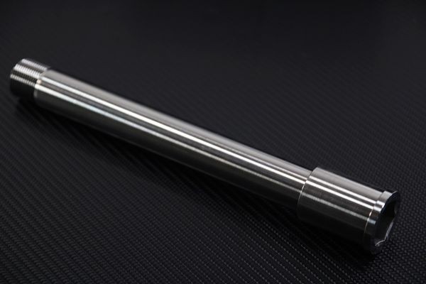 ZRX1200 DAEG 64チタン製 フロント アクスルシャフト ダエグ Z1000