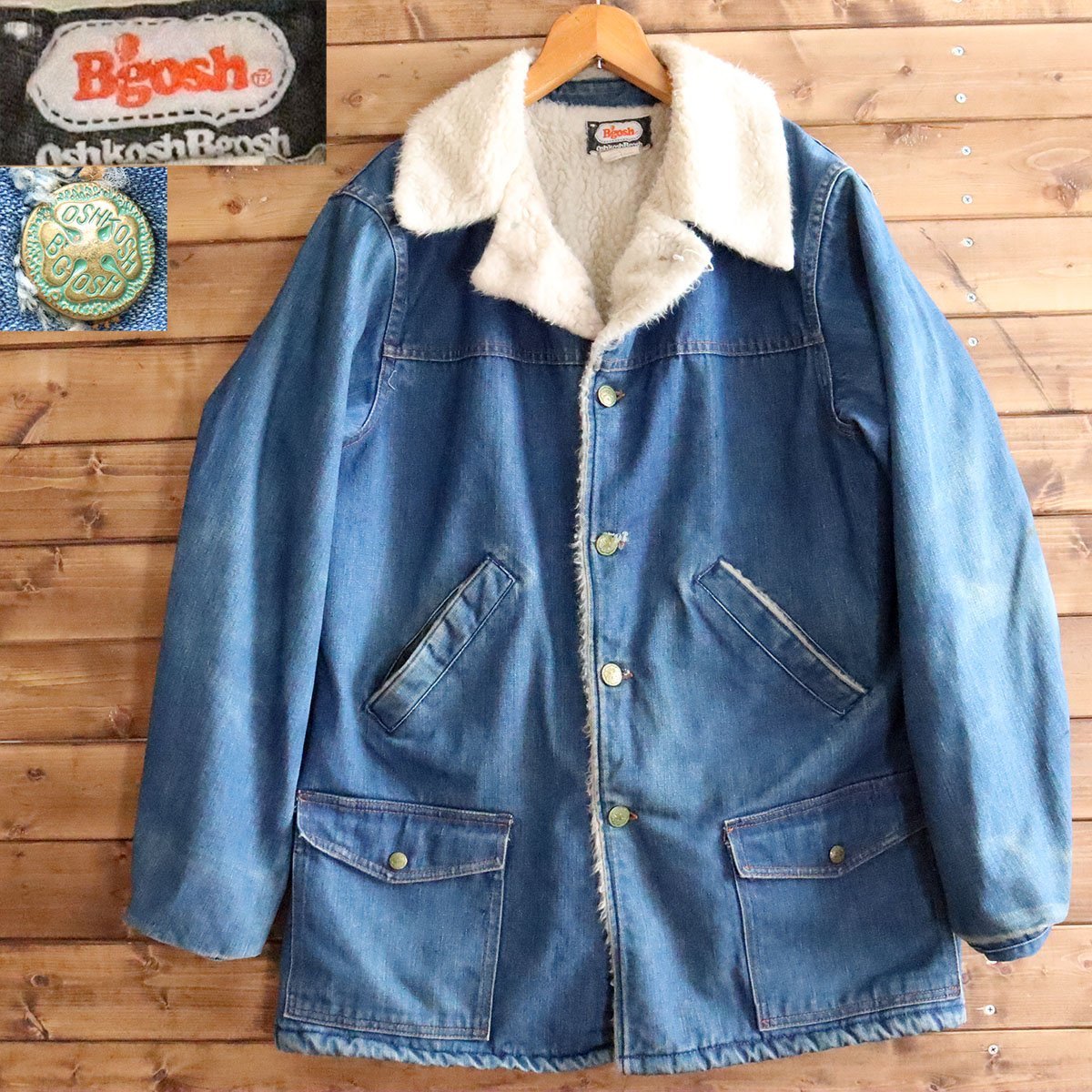 70s ビンテージ OSHKOSH オシュコシュ カバーオール ハンドペイント 