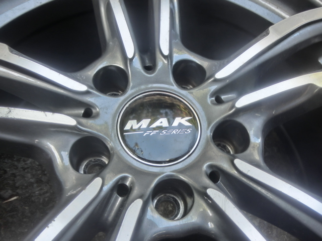 【001】送料無料:MAK LUFT FF 8J+43 5H120 アイスアシンメトリコRFT 245/50-18 18年X3（E83/F25）X4（F26）純正BMWキャップボルト使用可能_2