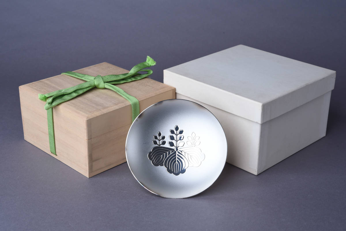 銀杯 内閣総理大臣 約140g 木箱付き 工芸品 美術品・アンティーク