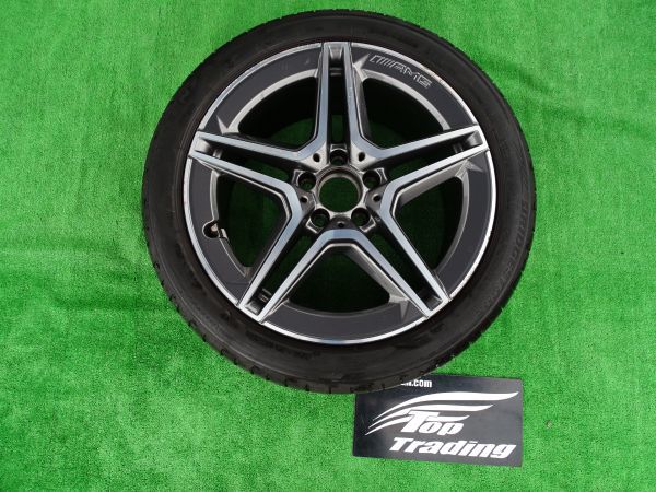 L0096vc ベンツ純正 W205 後期 AMG 5ツインスポーク 18インチ アルミ