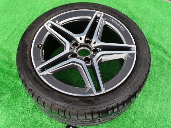 L0096vc ベンツ純正 W205 後期 AMG 5ツインスポーク 18インチ アルミ