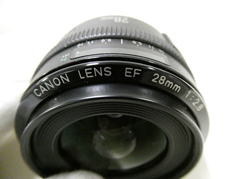 ▽ キヤノン CANON LENS EF 28mm 1:2.8 オートフォーカス 一眼カメラ用