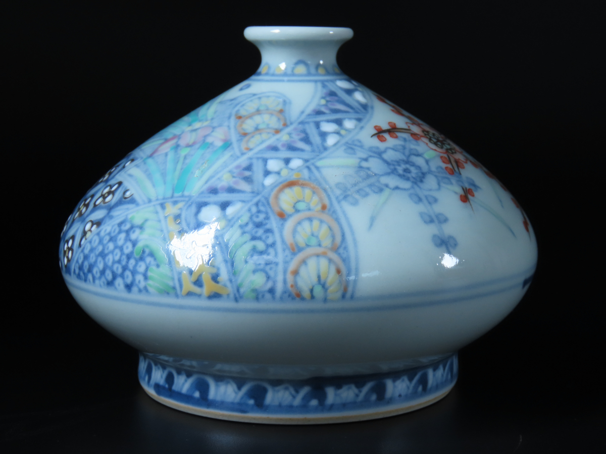 有田焼 走波窯 六代走波作 壺 花瓶 つぼ有田焼 走波窯 六