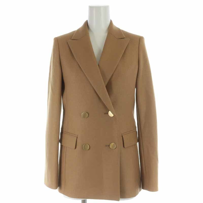 未使用品 アナイ ANAYI 21AW ツイルジャージダブルボタンジャケット 