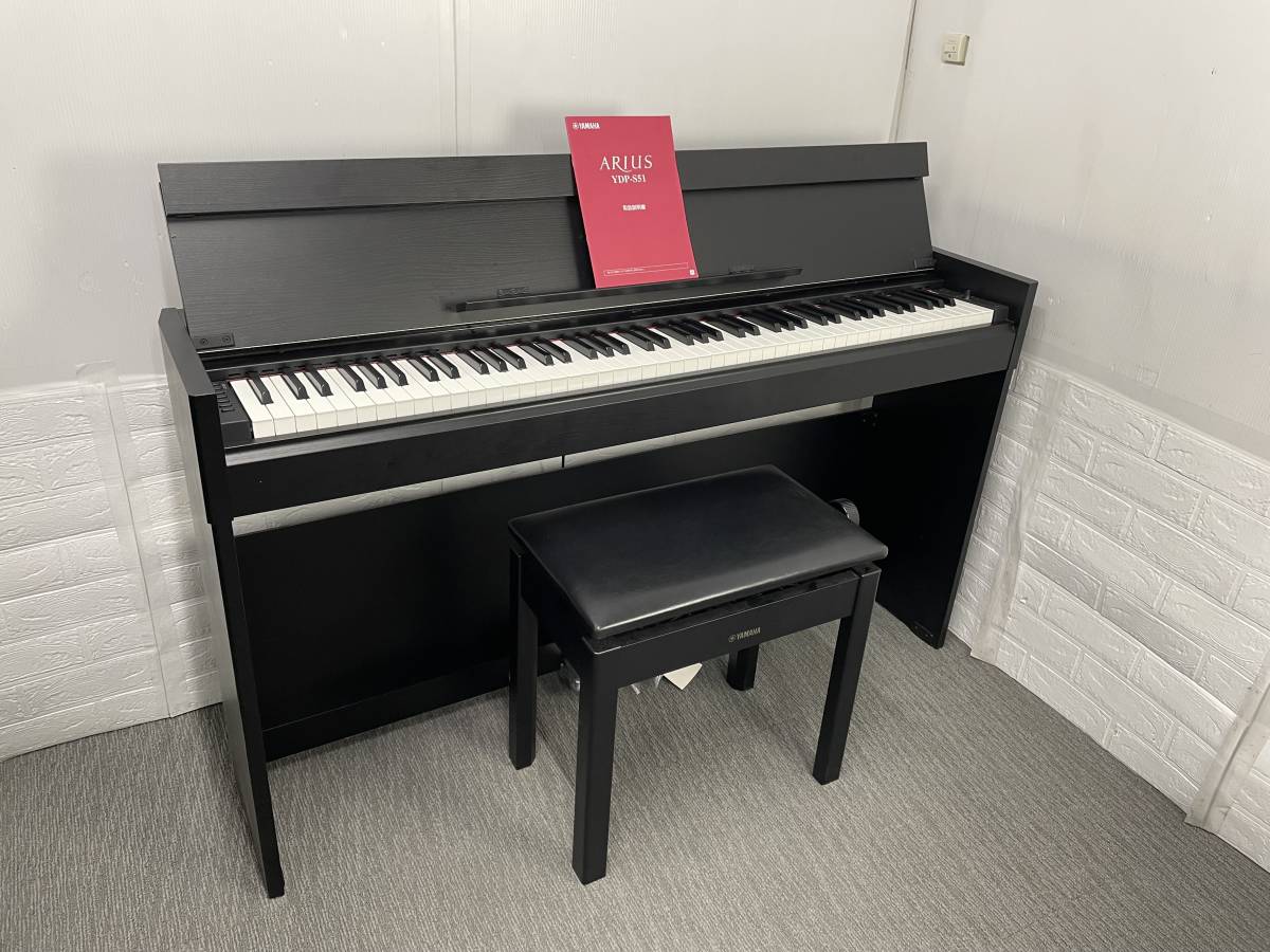 1116A 展示 YAMAHA/ヤマハ YDP-S51 電子ピアノ 椅子付き 説明書付き 88 