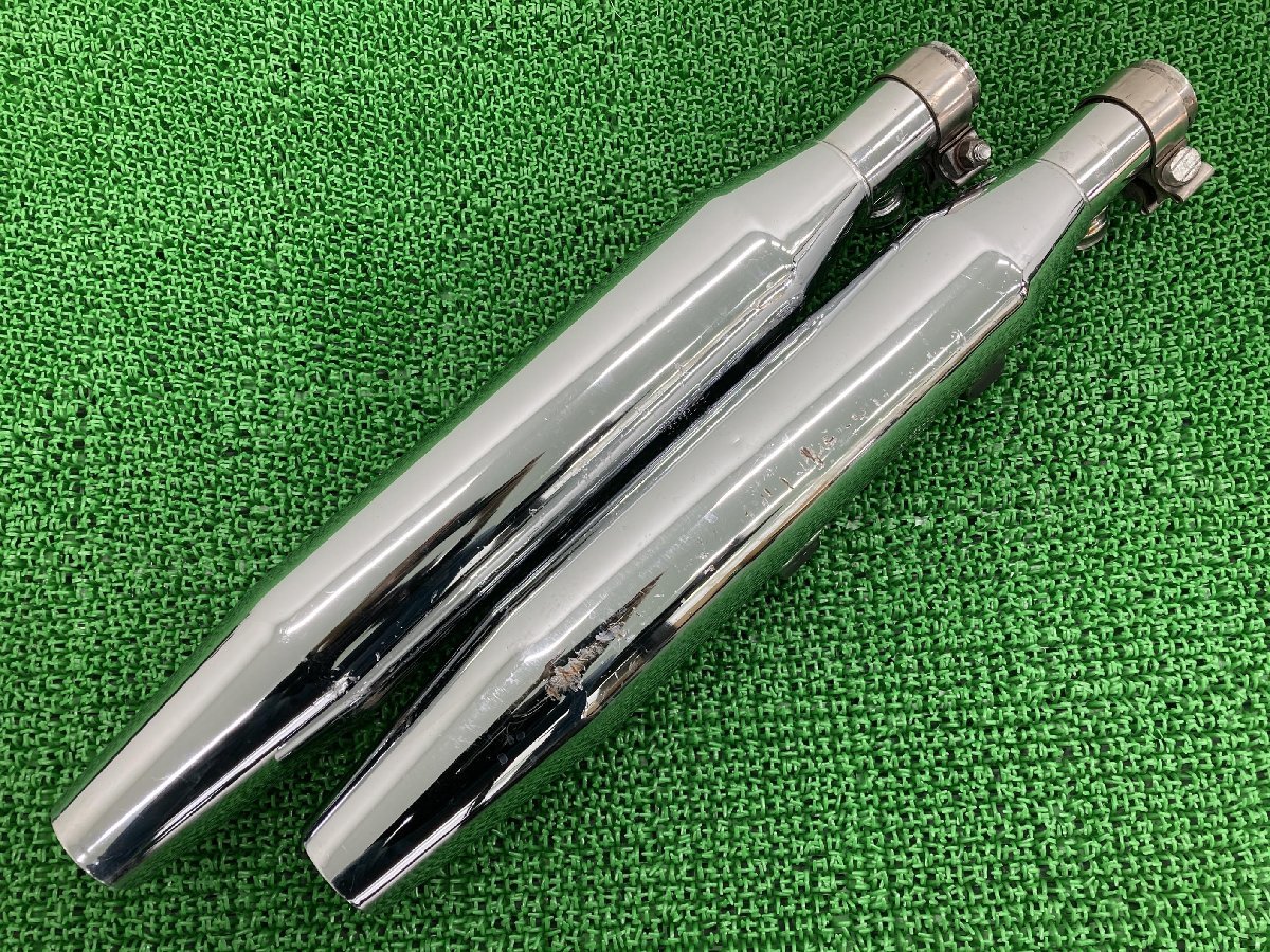 XL883L サイレンサーマフラー 左右 64853-04 ハーレー 純正 中古