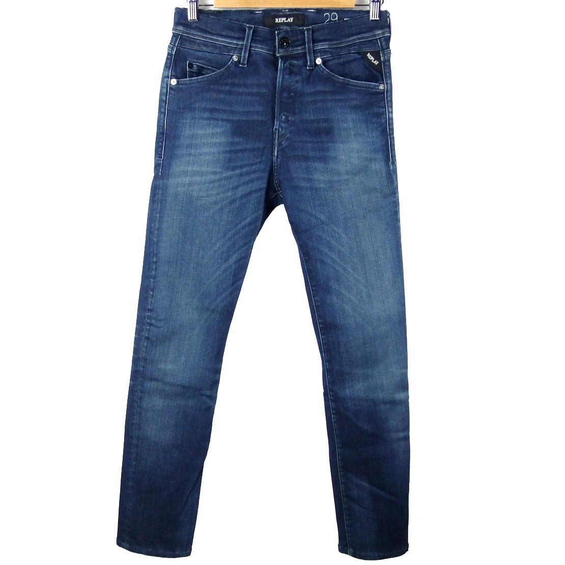 □REPLAY リプレイ / EZHIR / SLIM LOW CROTCH / メンズ / インディゴ  