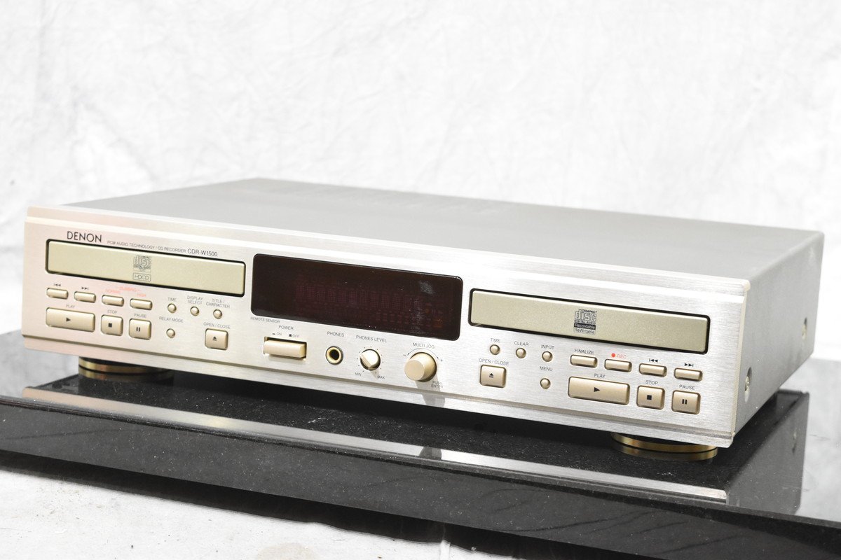 DENON CDレコーダー CDR-W1500 本体　ジャンク DENON デノン CDR-W1500 CDレコーダー【ジャンク品】 DENON CDR-W1500