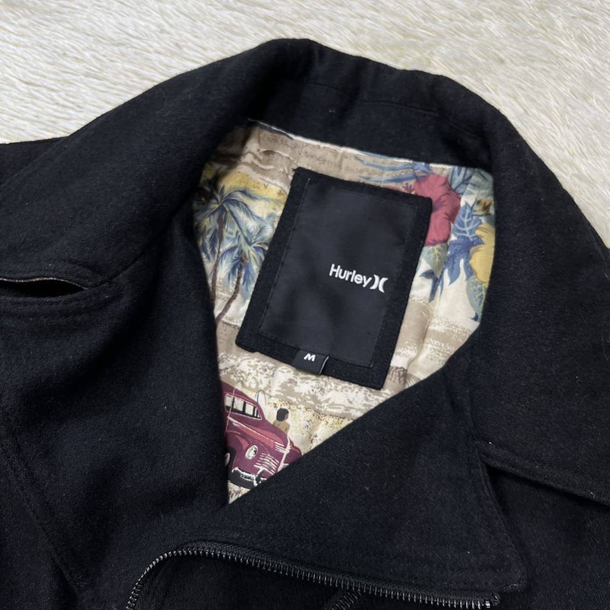 ハーレー【最高にお洒落な裏地】Hurley ライダース ダブルライダース 