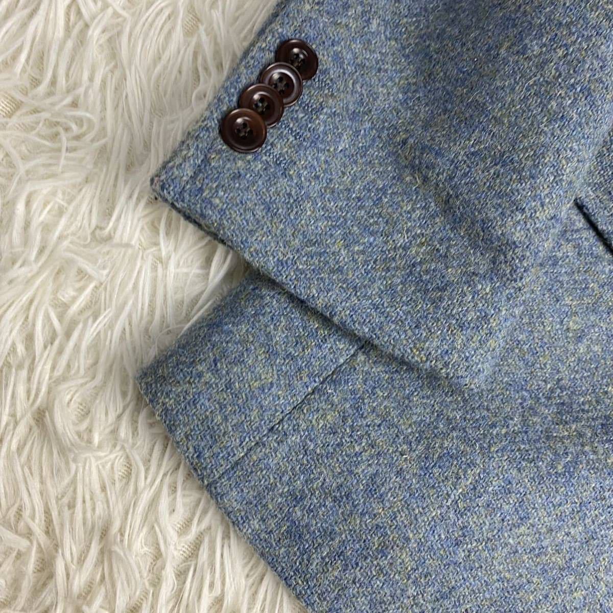 希少カラー 極美品 ニューヨーカー ハリスツイード【モテるお洒落