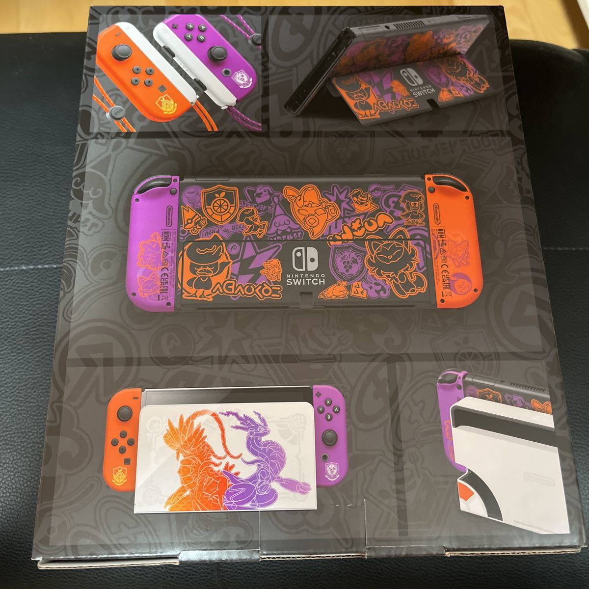 未開封 ニンテンドースイッチ 本体 Switch有機ELモデル スカーレット バイオレット エディション 保証付
