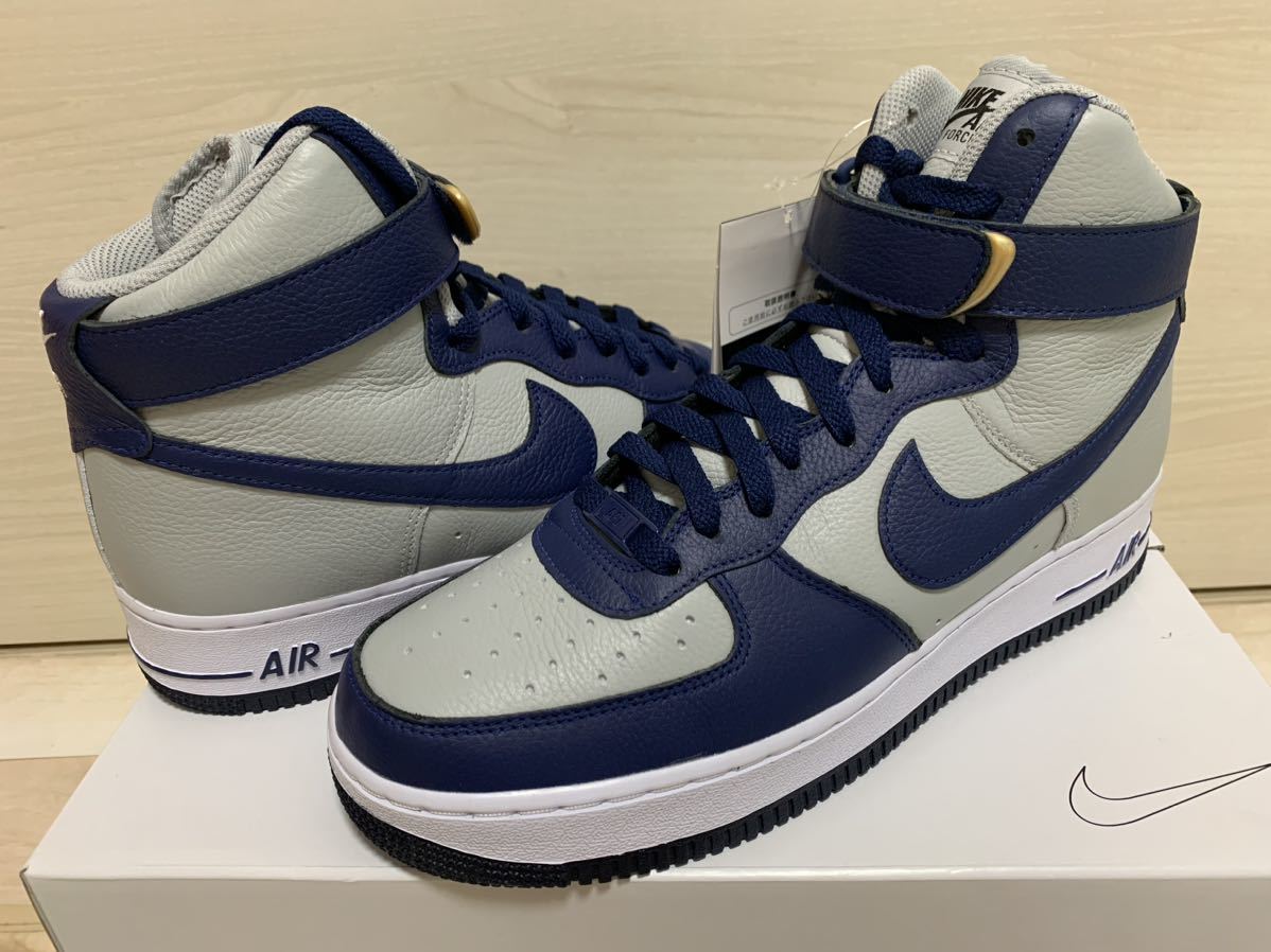 お得，正規品 Size 28 NIKE AIR FORCE 1 HIGH by you TERMINATOR グレー x ネイビー GEORGETOWN ターミネーター ジョージタウン US10(28.0cm)｜売買されたオークション情報、yahooの商品情報をアーカイブ公開 - オークファン 28.0cm